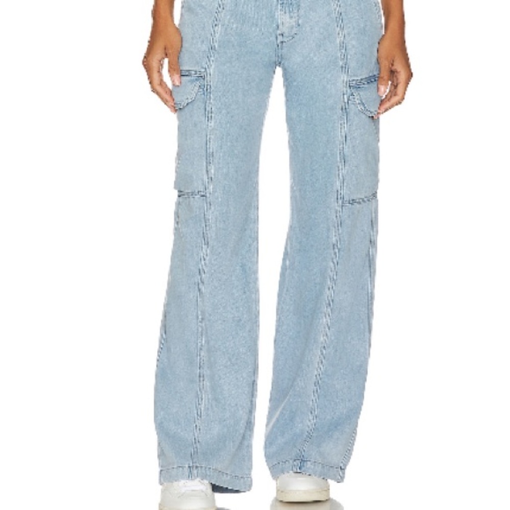 Revolve high rise wide leg cargo